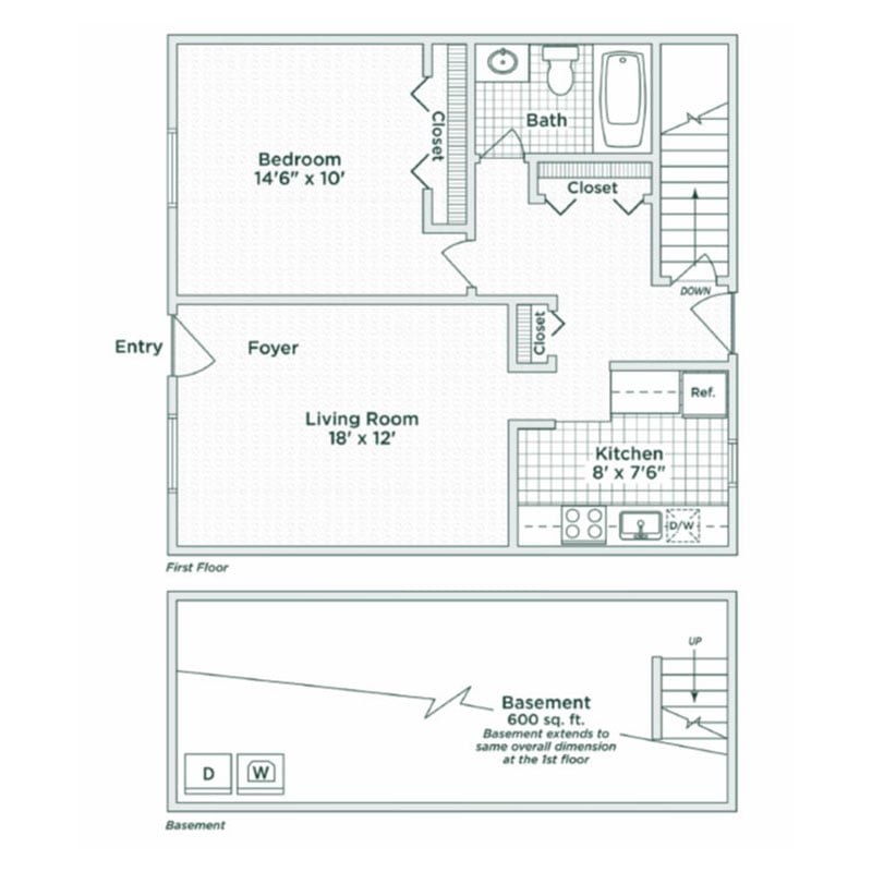 coolidge place townhomes floor plan Ap