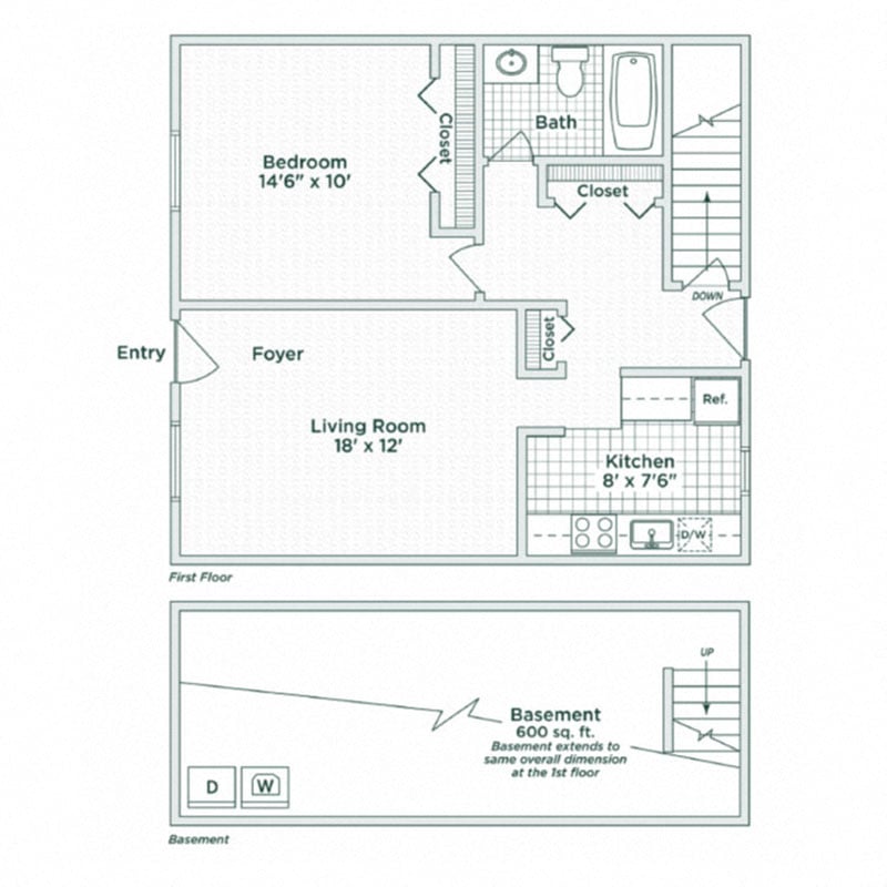 coolidge place townhomes floor plan a