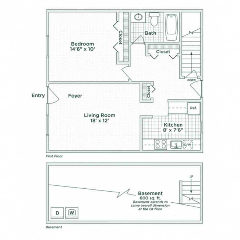 coolidge place townhomes floor plan a